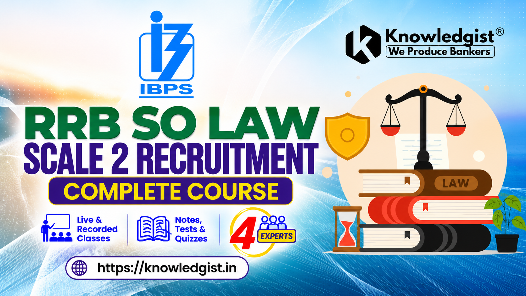 RRB SO Law Complete Course Banner